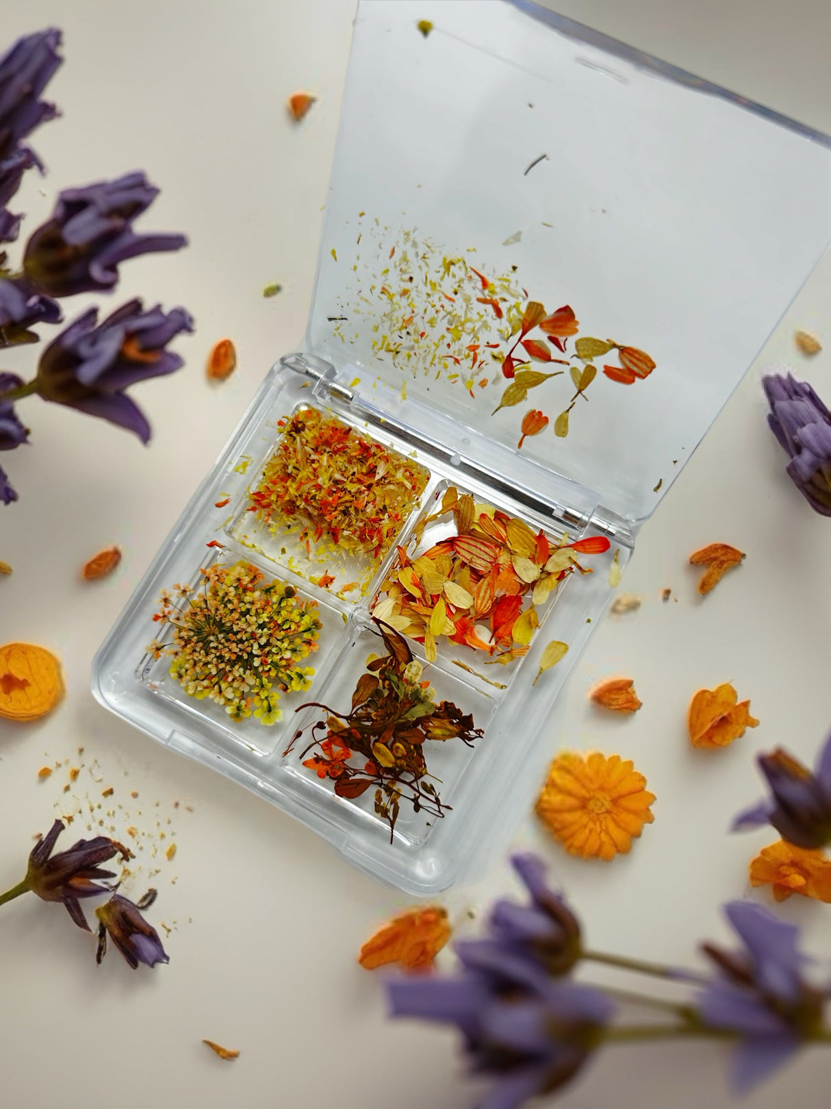 NAIL ART DESIGN | NATURAL DRY FLOWER