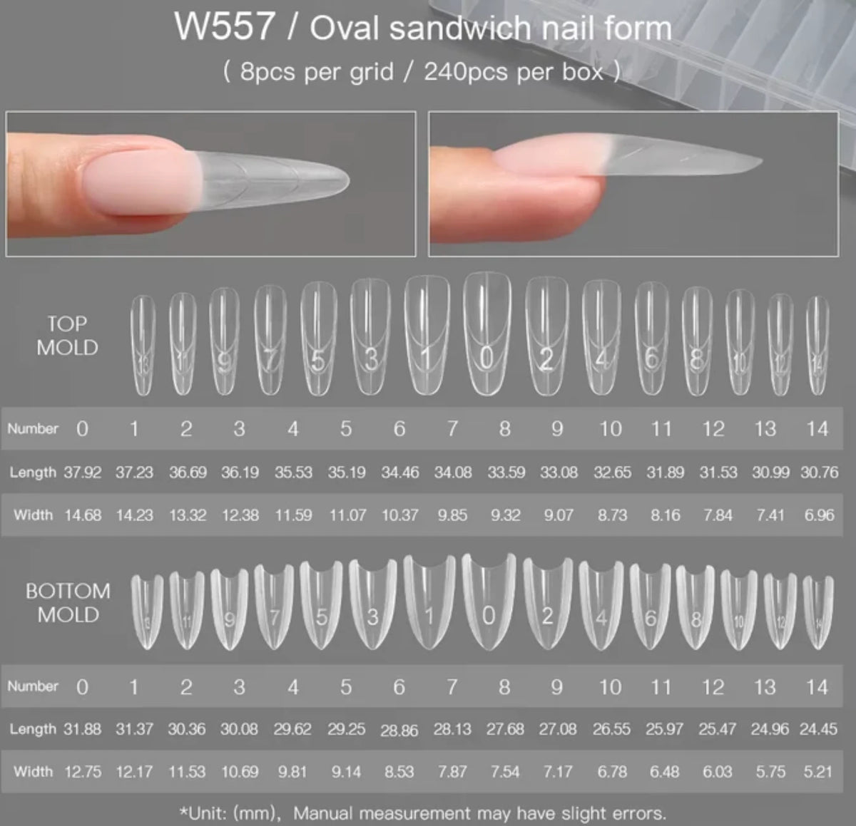 DUAL FORM | SANDWICH NAIL EXTENTION