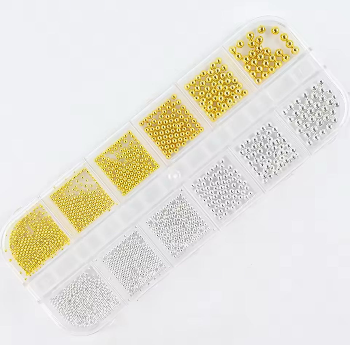 Metallic bead | Gold & SIlver