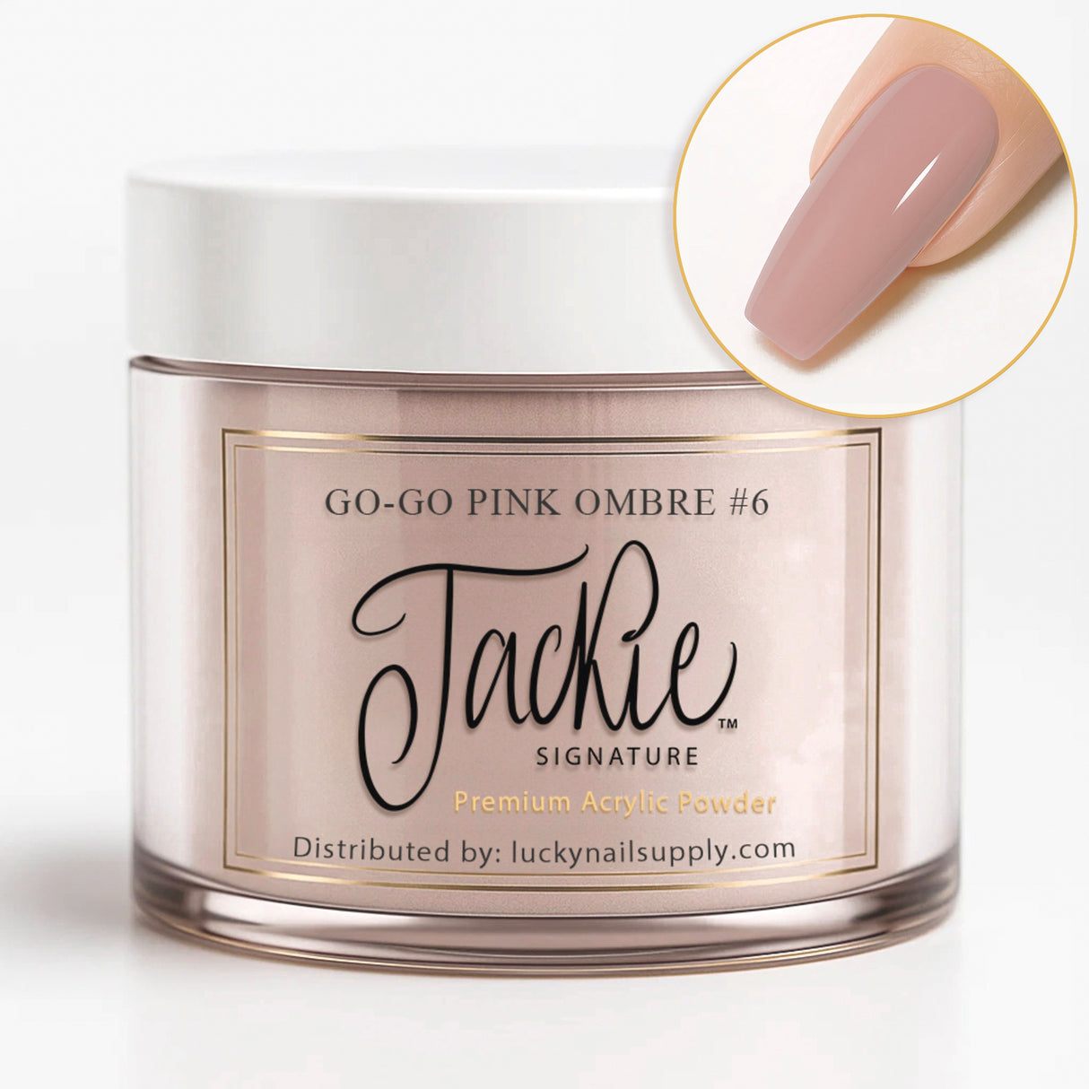 JACKIE SIGNATURE | OMBRE POWDER COLLECTION #6 GO-GO-PINK OMBRE (4 OZ)