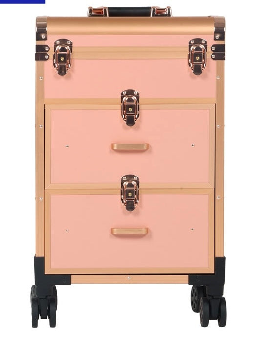 NAIL CASE | NAIL & MAKE UP Trolley Case w 3 Drawer