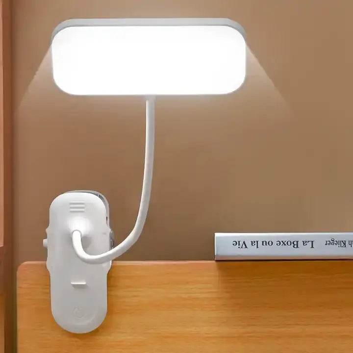 CLIP ON LIGHT USB TABLE LAMP 3 COLOR MODES