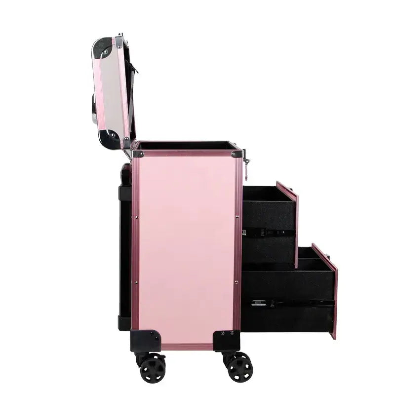 NAIL CASE | NAIL & MAKE UP Trolley Case w 3 Drawer