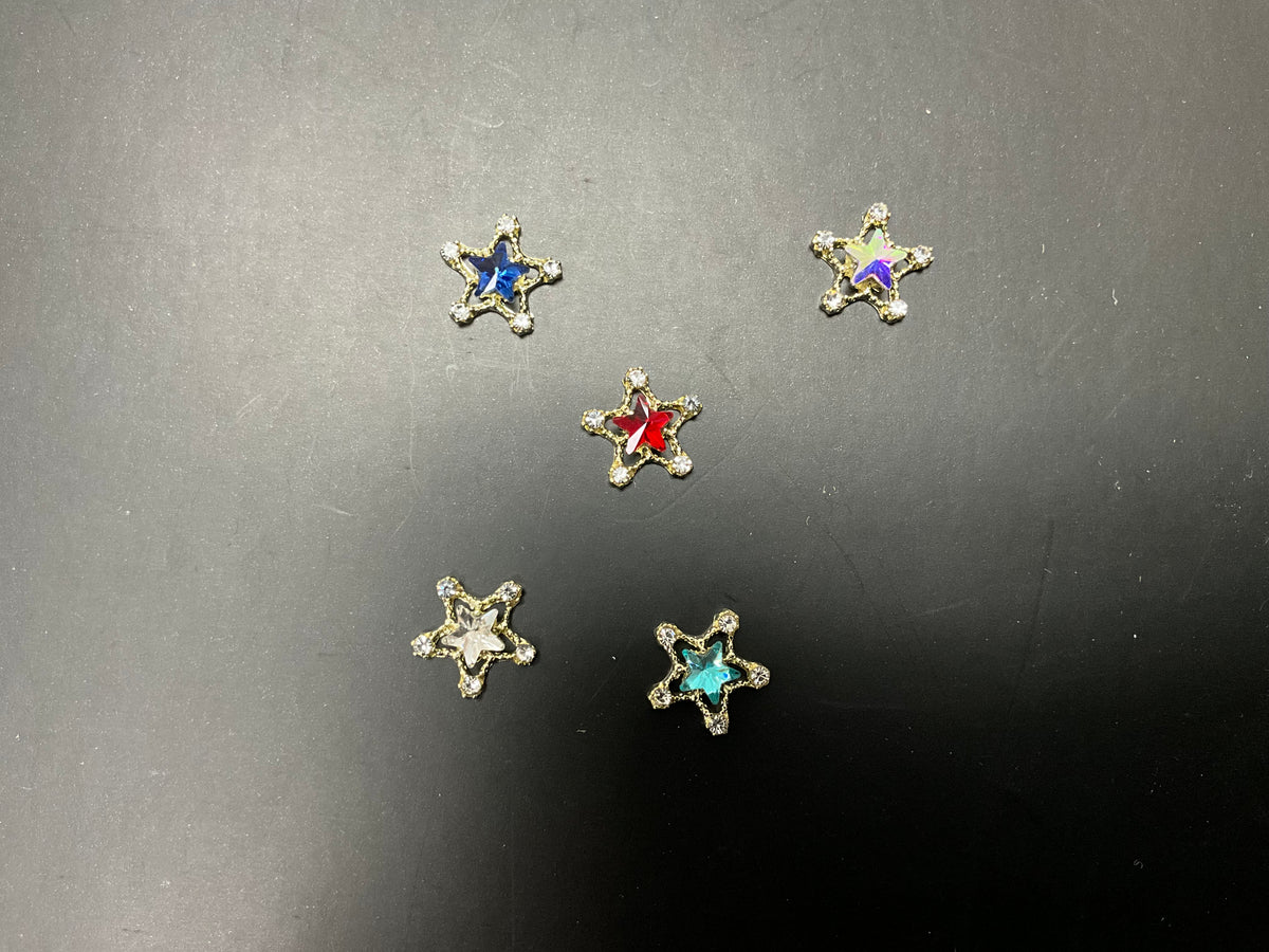 STAR RHINESTONE CHARM - BAG OF 20