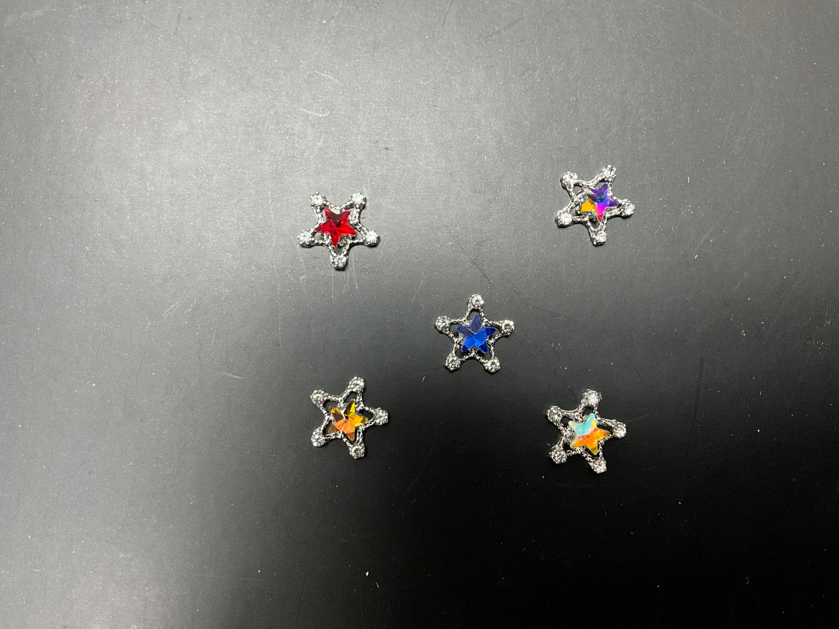 STAR RHINESTONE CHARM - BAG OF 20