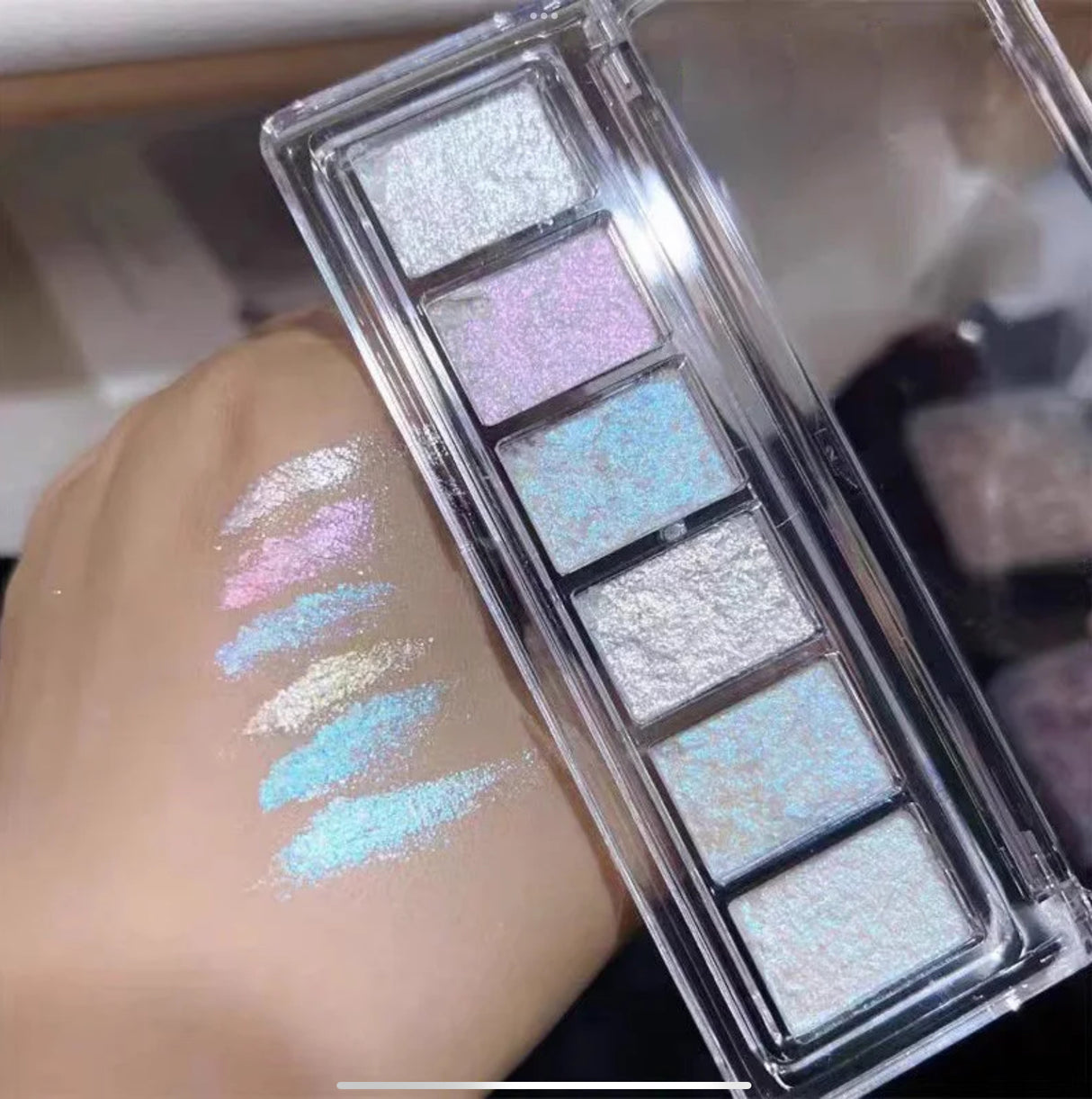 NAIL GLITTER | AURORA GLITTER MUD - BOX OF 6 COLORS