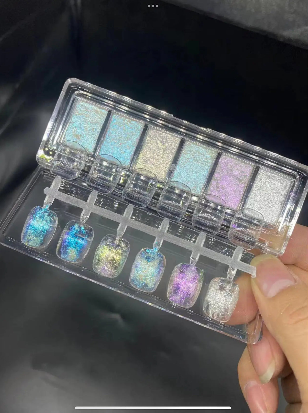 NAIL GLITTER | AURORA GLITTER MUD - BOX OF 6 COLORS