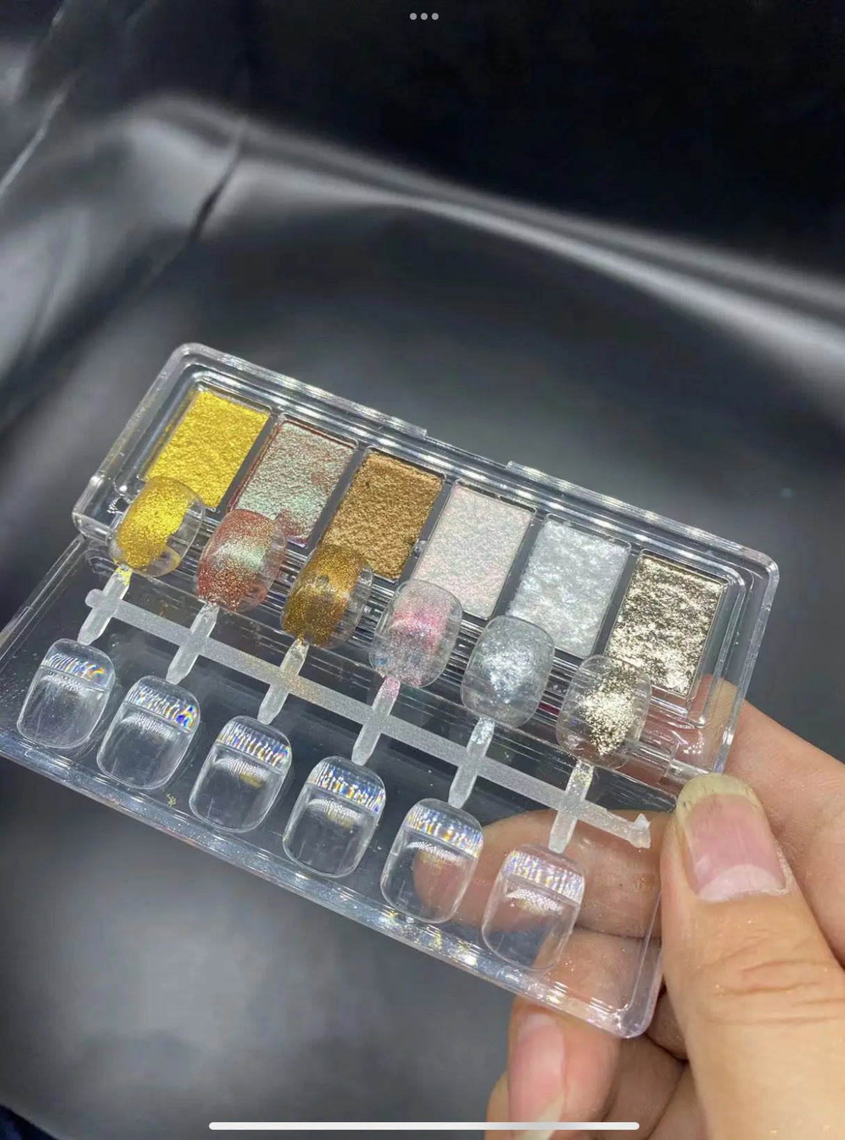 NAIL GLITTER | AURORA GLITTER MUD - BOX OF 6 COLORS