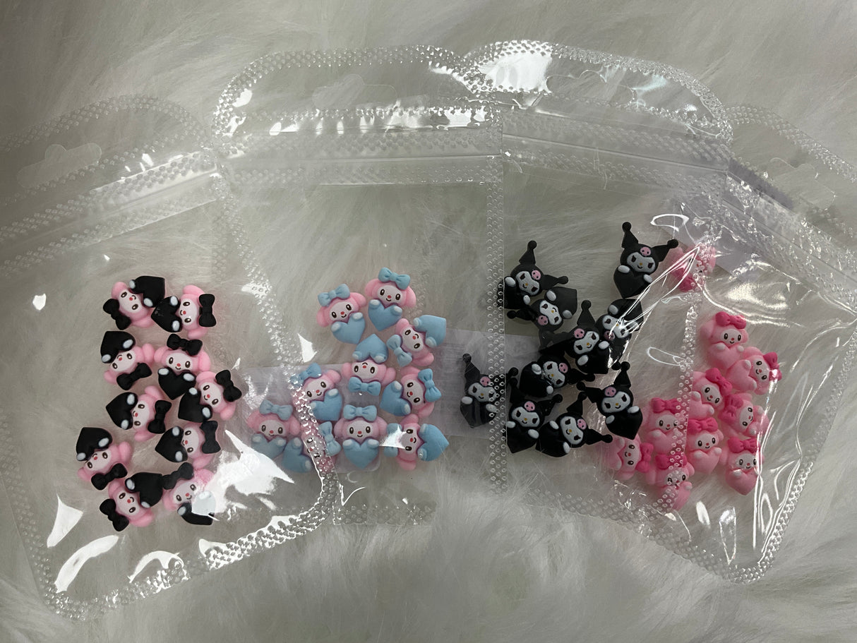 CARTOON NAIL CHARM - BAG OF 10