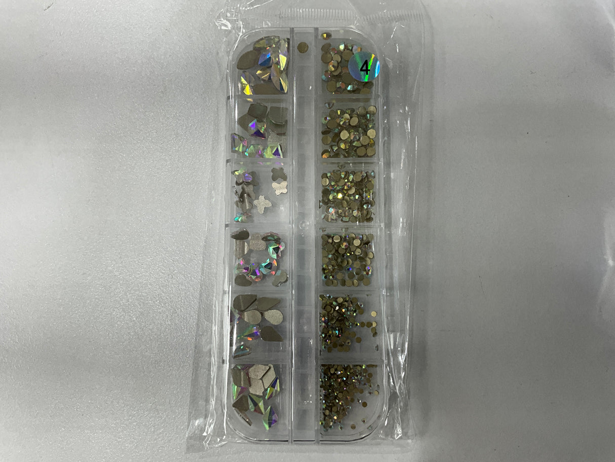 MIXED RHINESTONE | 12 GRID