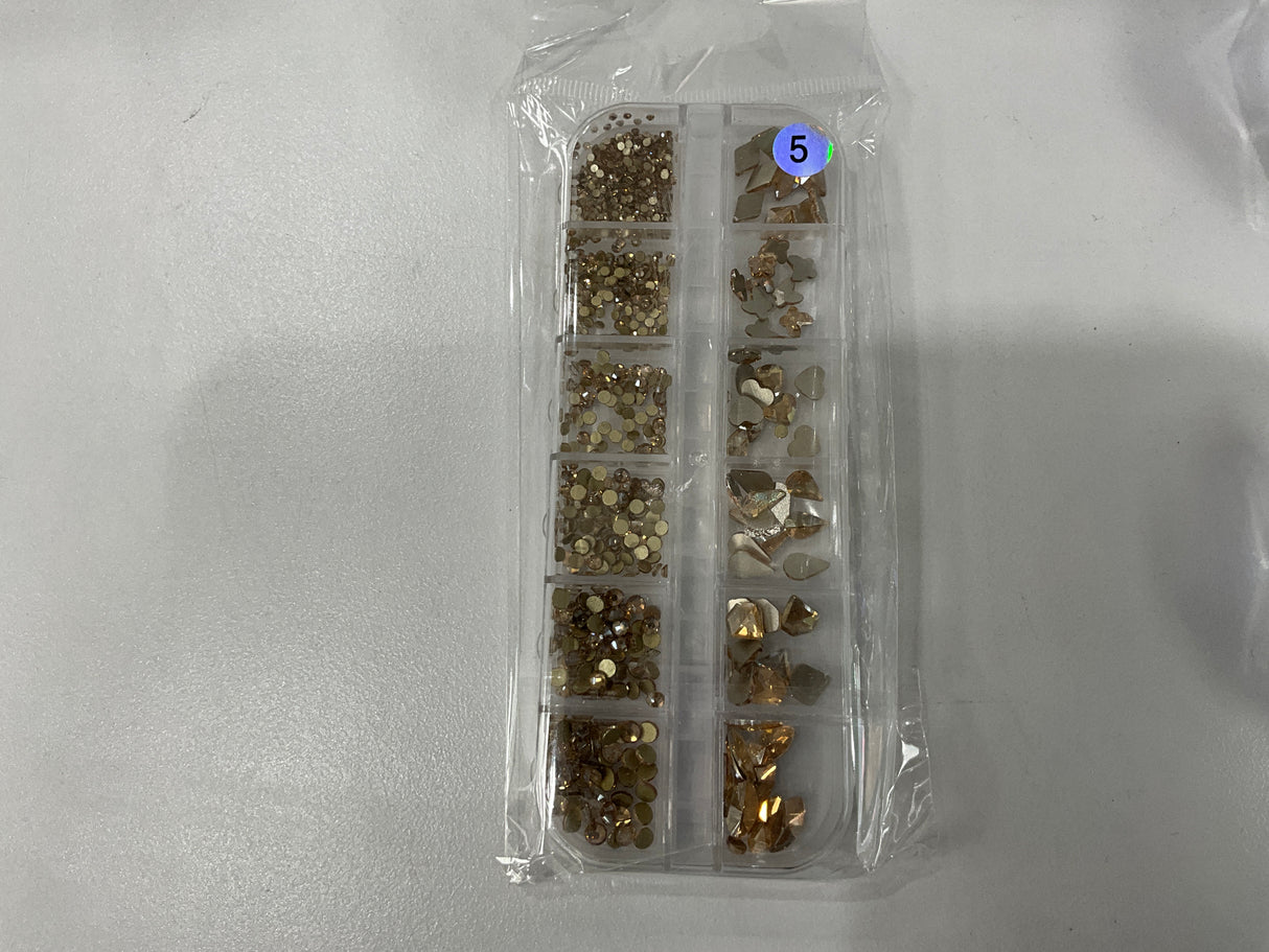 MIXED RHINESTONE | 12 GRID