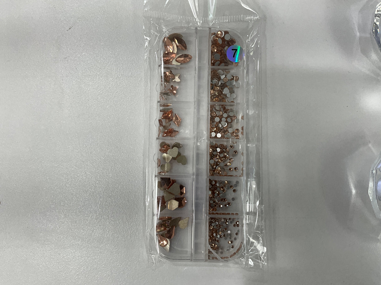 MIXED RHINESTONE | 12 GRID