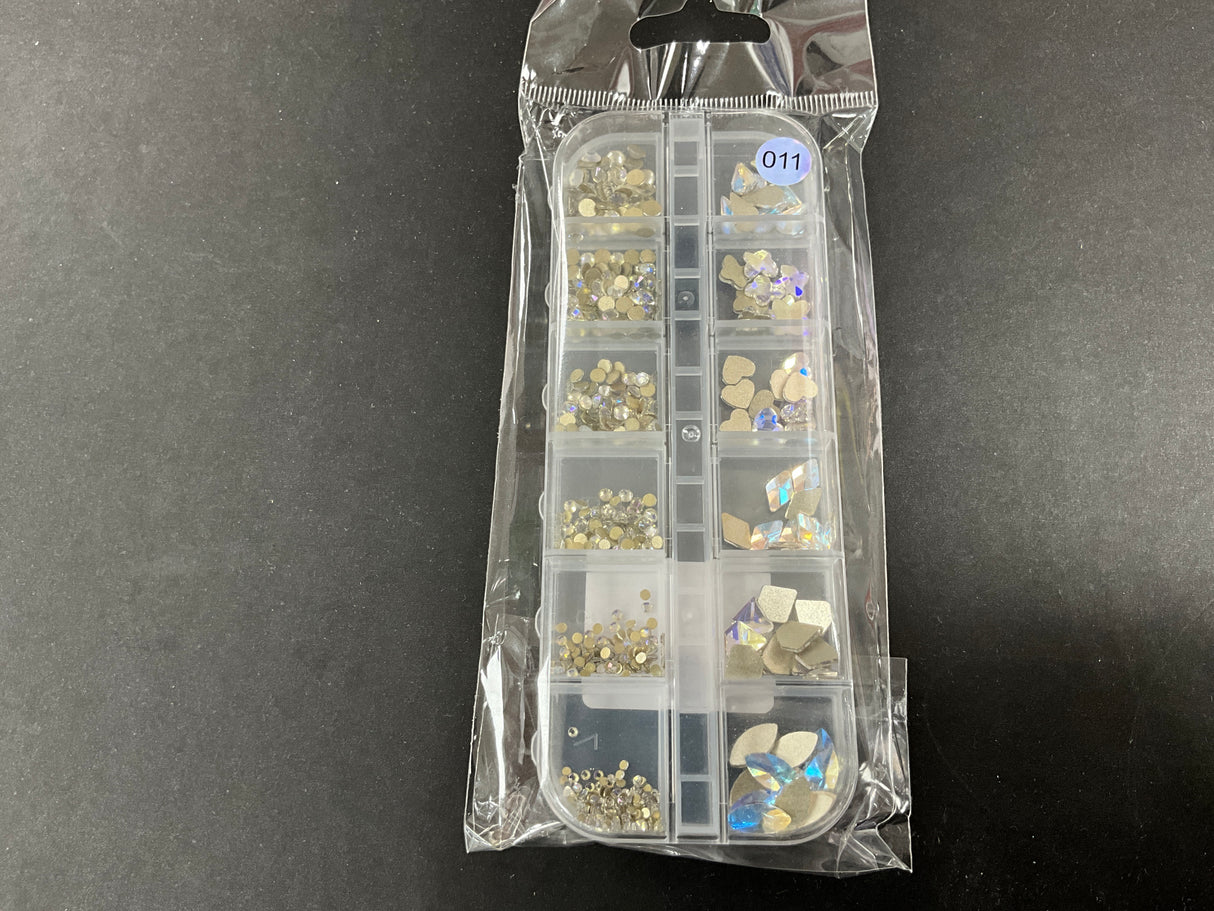 MIXED RHINESTONE | 12 GRID