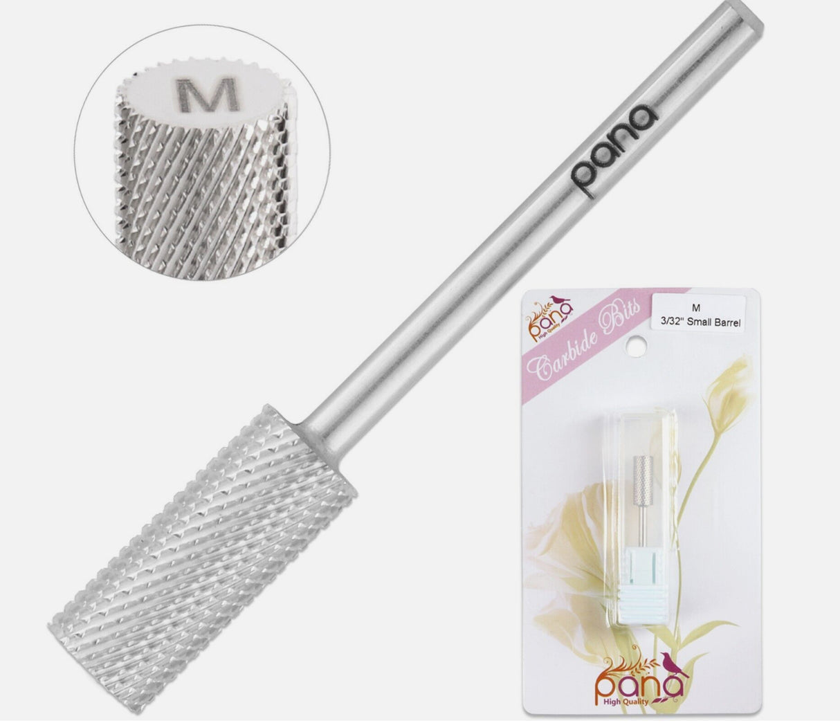 PANA 3/32" SMALL SILVER BARREL BIT -