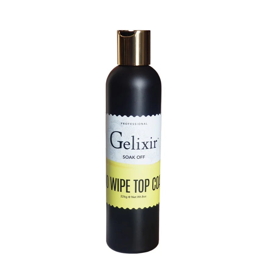 GELIXIR | NO WIPE TOP COAT  | REFILL 8oz