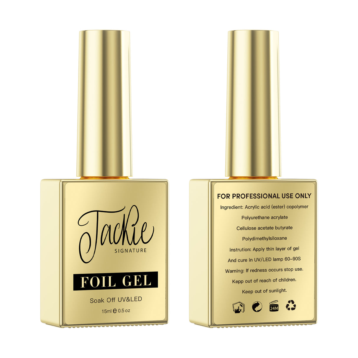 JACKIE SIGNATURE |FOIL GEL (0.5 OZ)