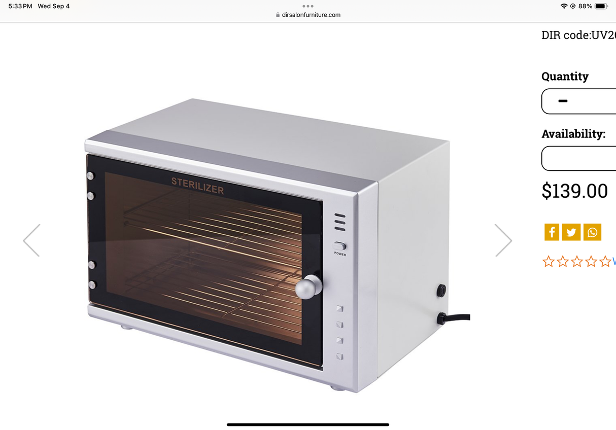 IONICA K209 Sterilizer Cabinet**