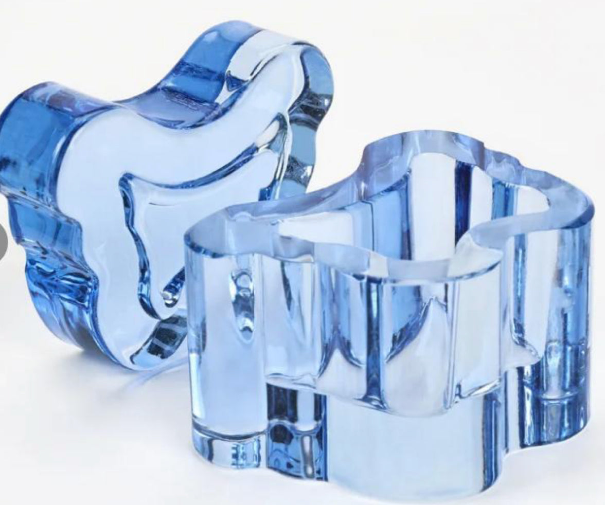 DAPPEN DISH | HEART SHAPE - BLUE