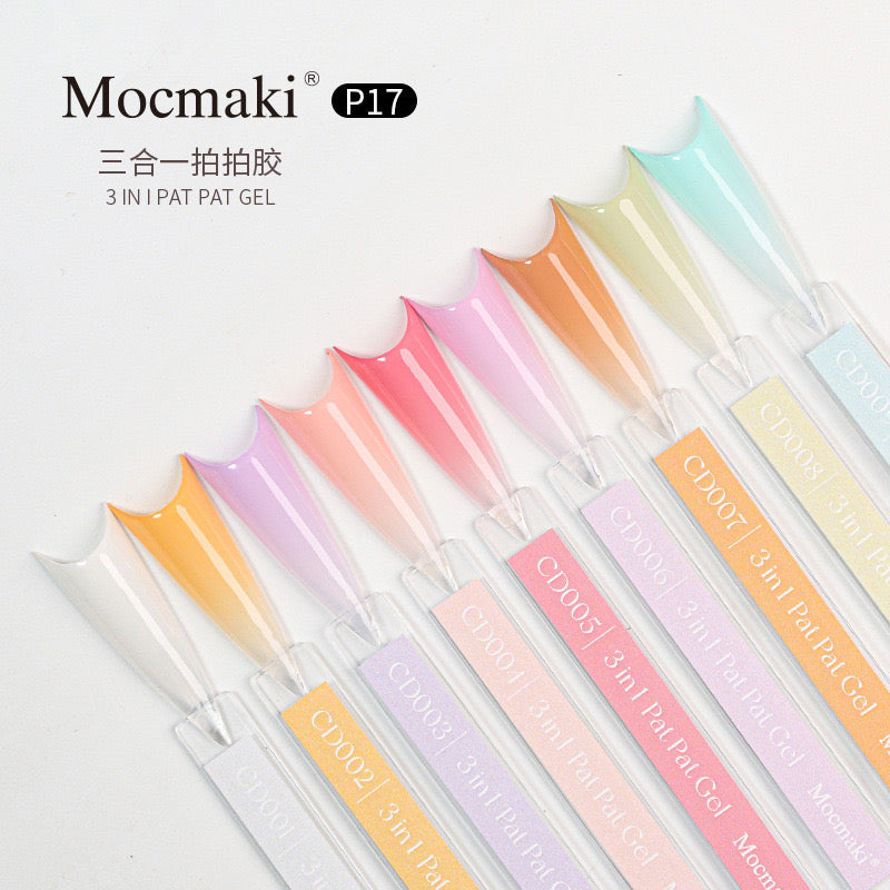 Mocmaki NAIL ART DESIGN | OMBRE GEL NAIL - GRADIANT PAINTING GEL