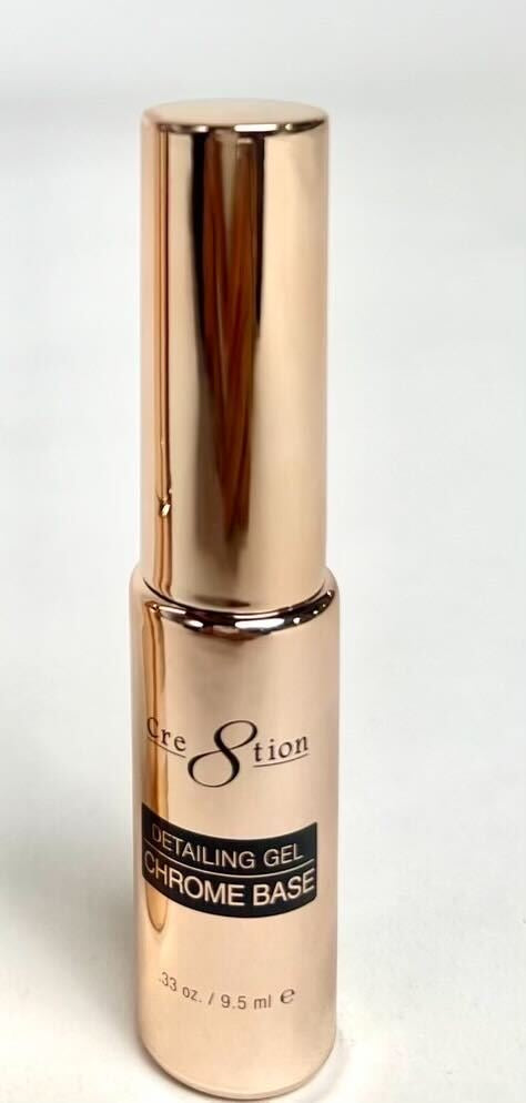 CRE8TION DETAILING NAIL ART GEL CHROME BASE- #02 BLACK