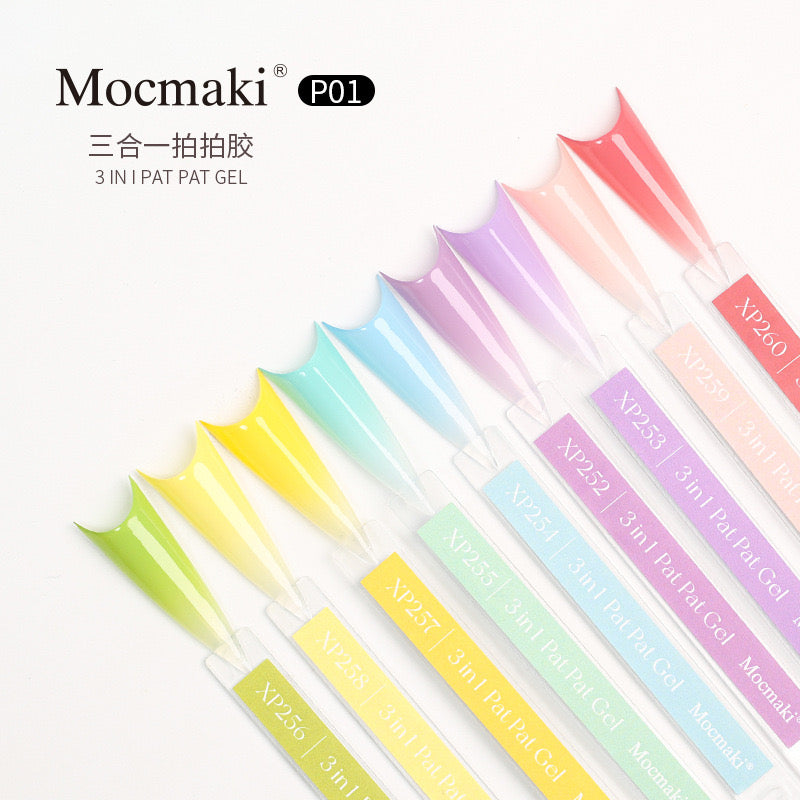 Mocmaki NAIL ART DESIGN | OMBRE GEL NAIL - GRADIANT PAINTING GEL
