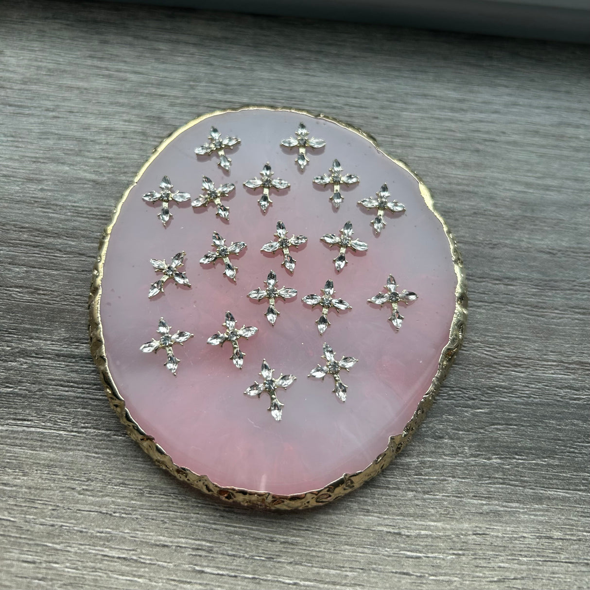 HEART CROSS CHARM - BAG OF 20