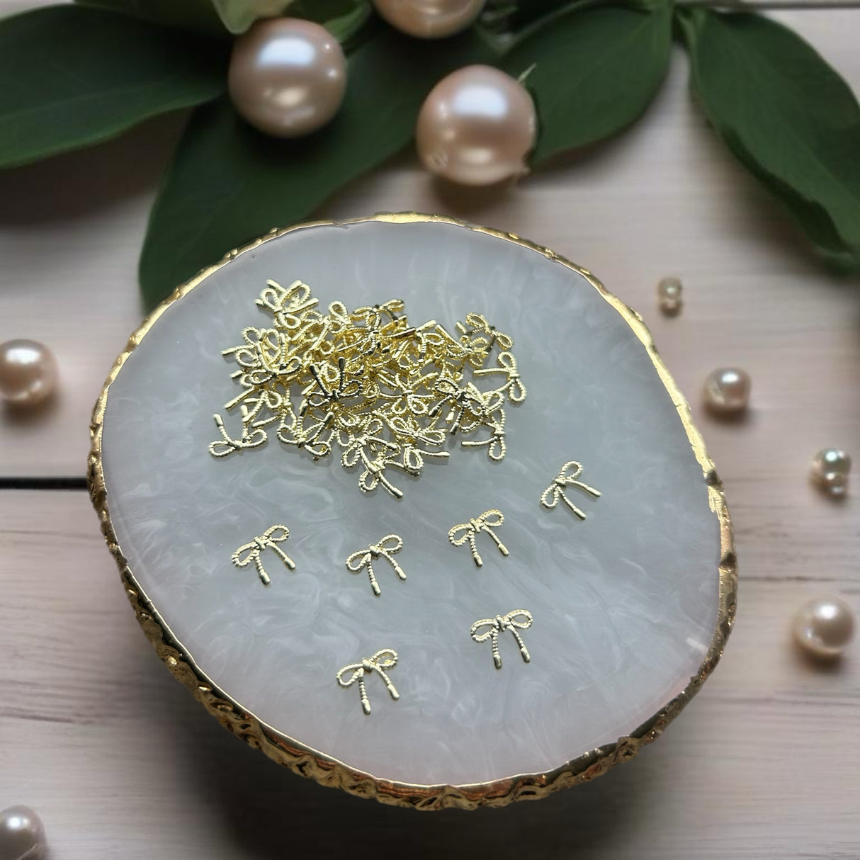 SLIM GOLD BOW | 50PCS