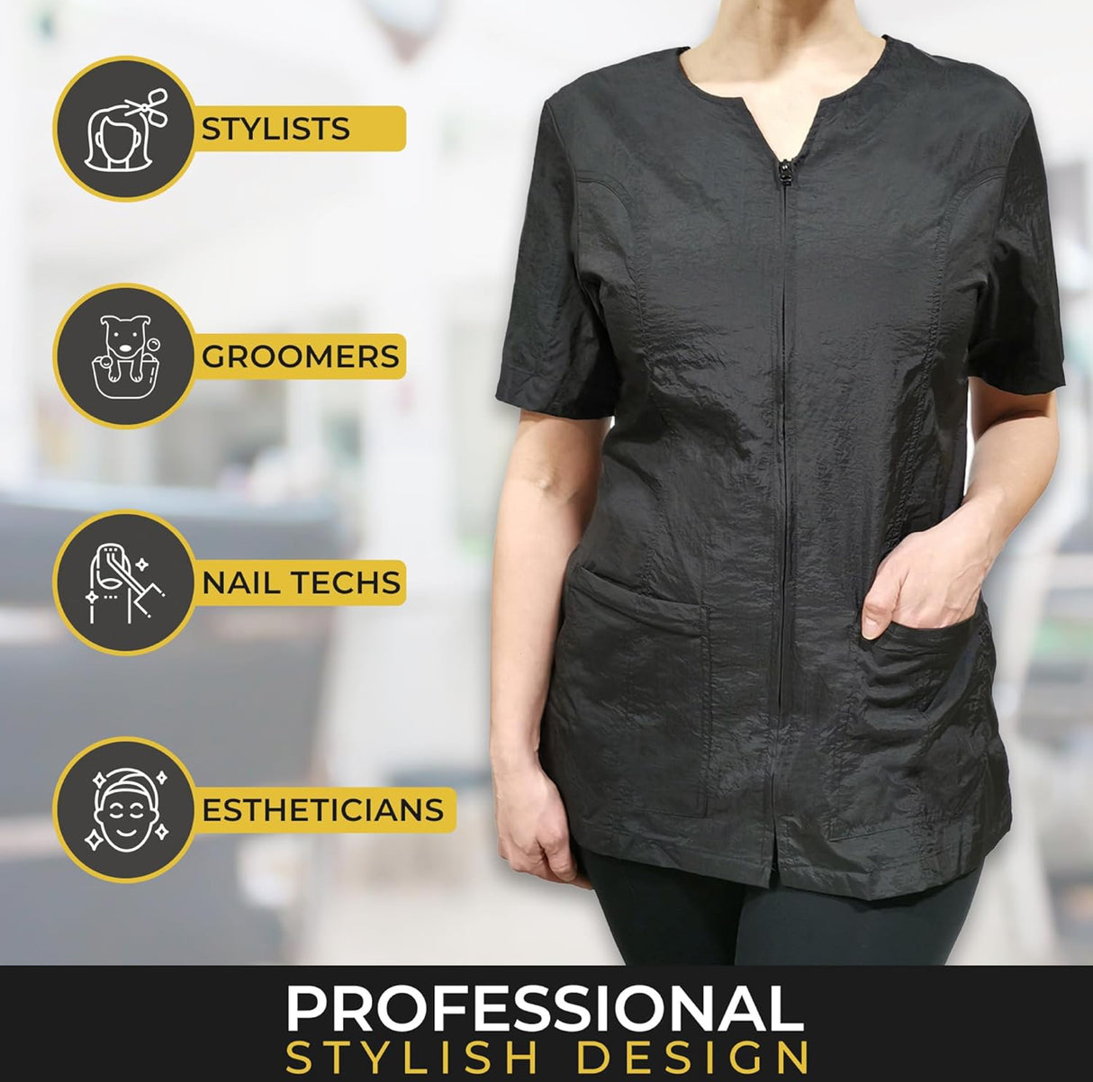 NAIL TECH APRON | CHARLENE - HALEY JACKET