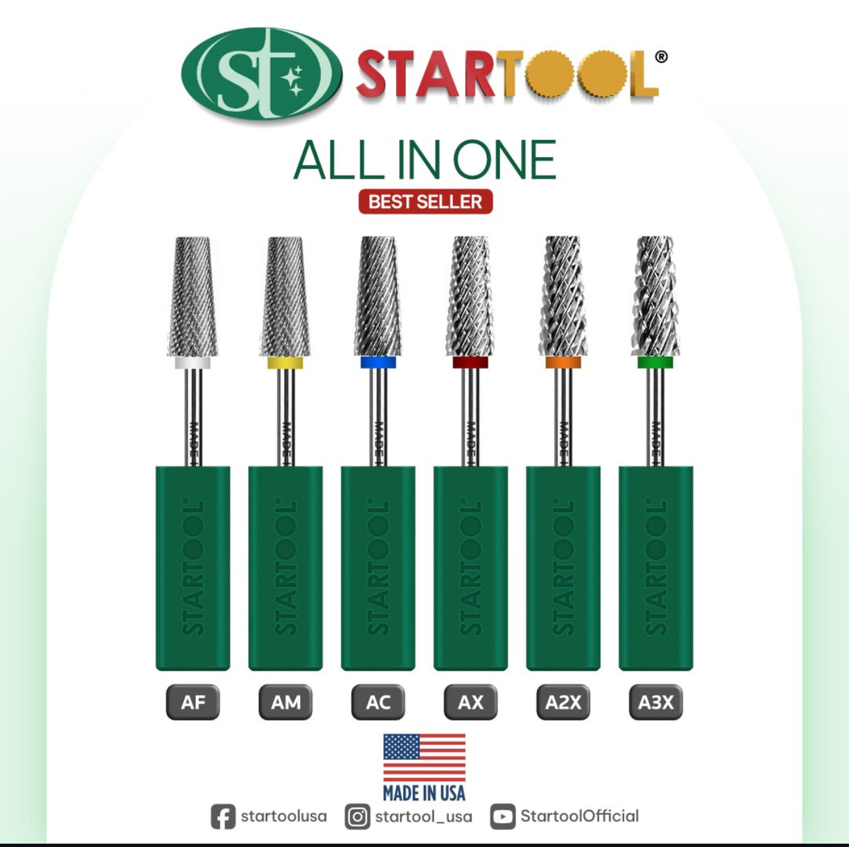 STARTOOL | CARBIDE NAIL BIT | ALL IN 1