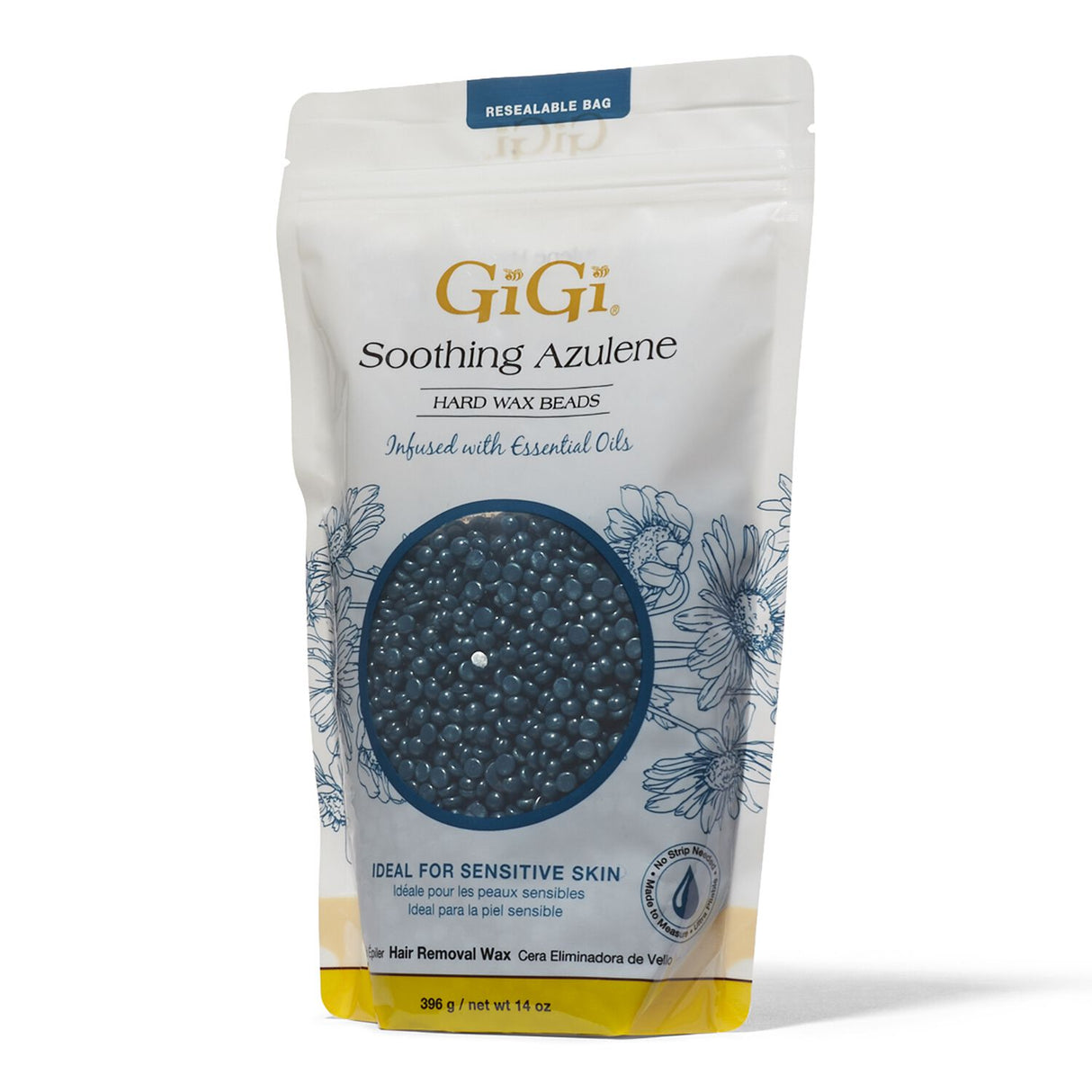 GIGI | INFUSED WITH SOOTHING AZULENE | HARD WAX BEADS (14oz)