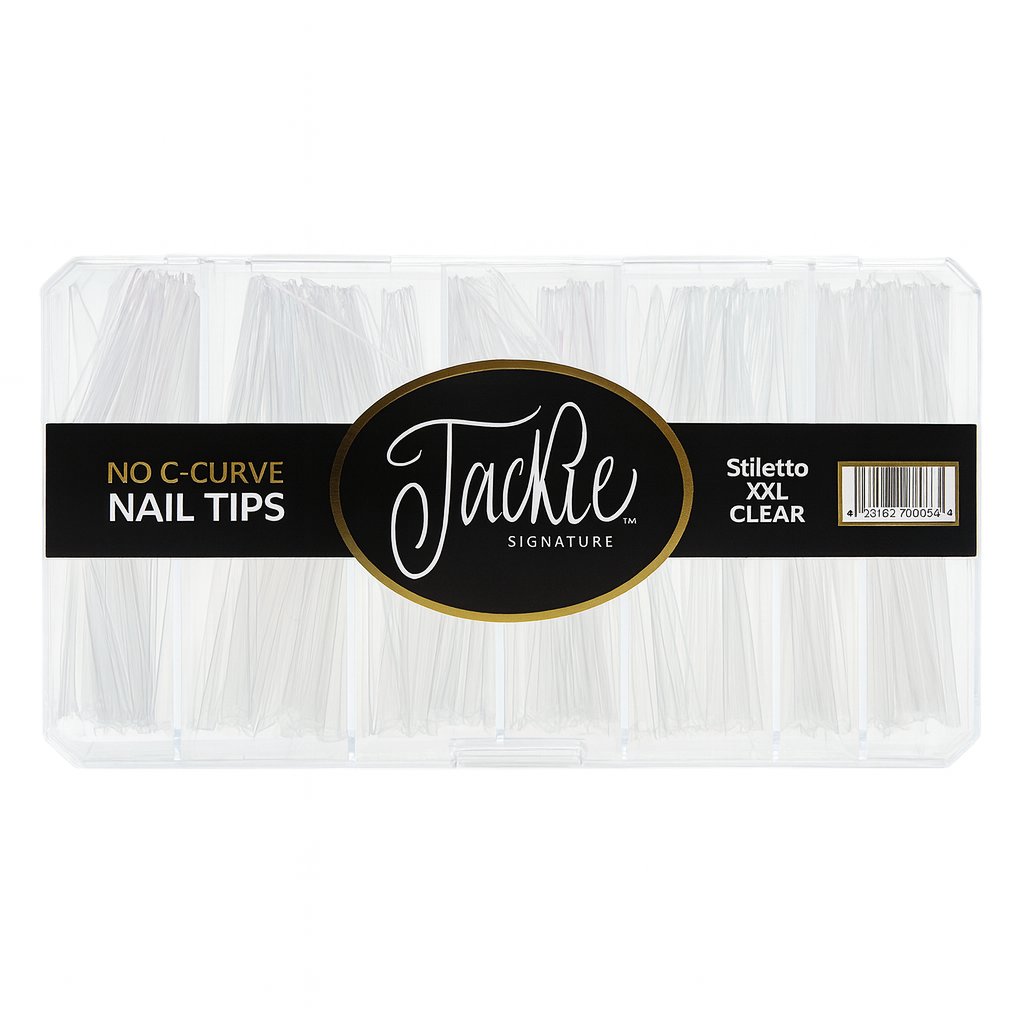 JACKIE SIGNATURE | NO C-CURVE NAIL TIP - NATURAL STILLETO XXL - view 1