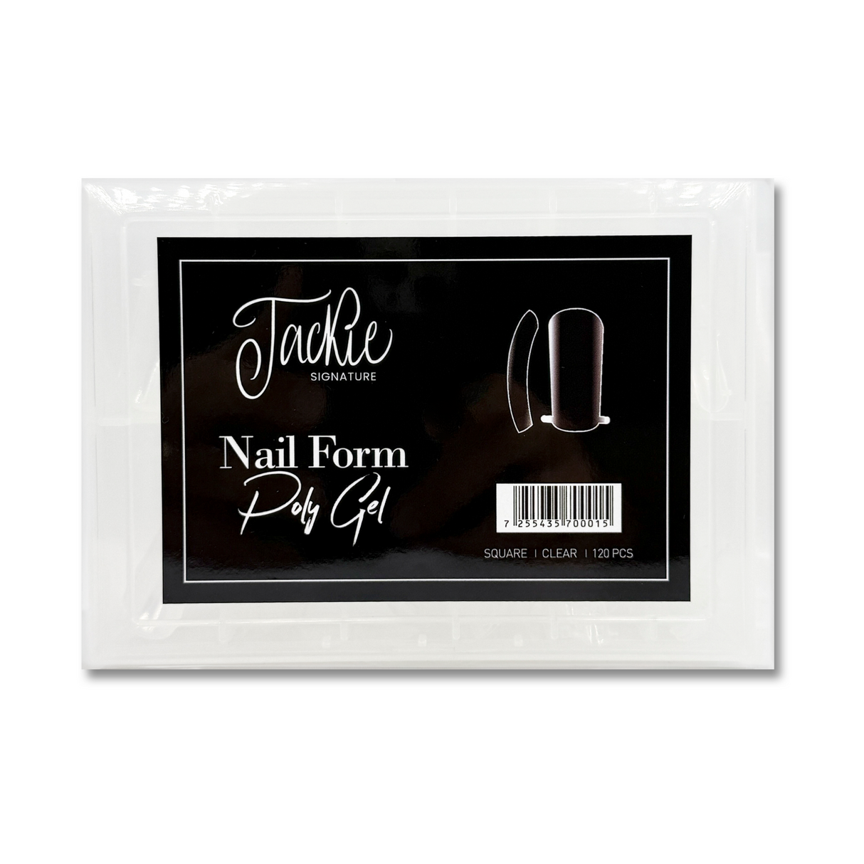 Jackie Signature Poly Gel Nail Form Box – Square Perfection, Made Simple 