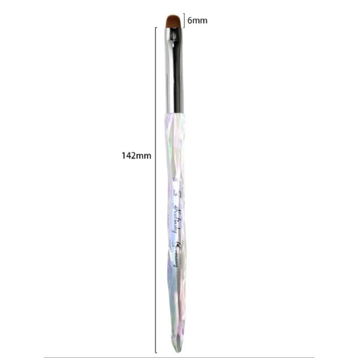 JKIOCEAN | FRENCH BRUSH | Z GLITTER - SIZE 08