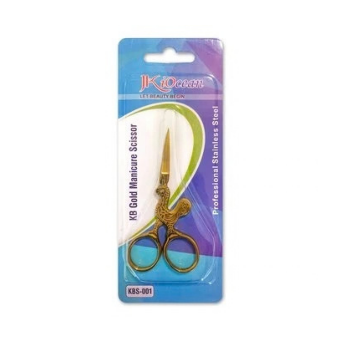 Jkiocean - KBS-001 KB Gold Manicure Scissor