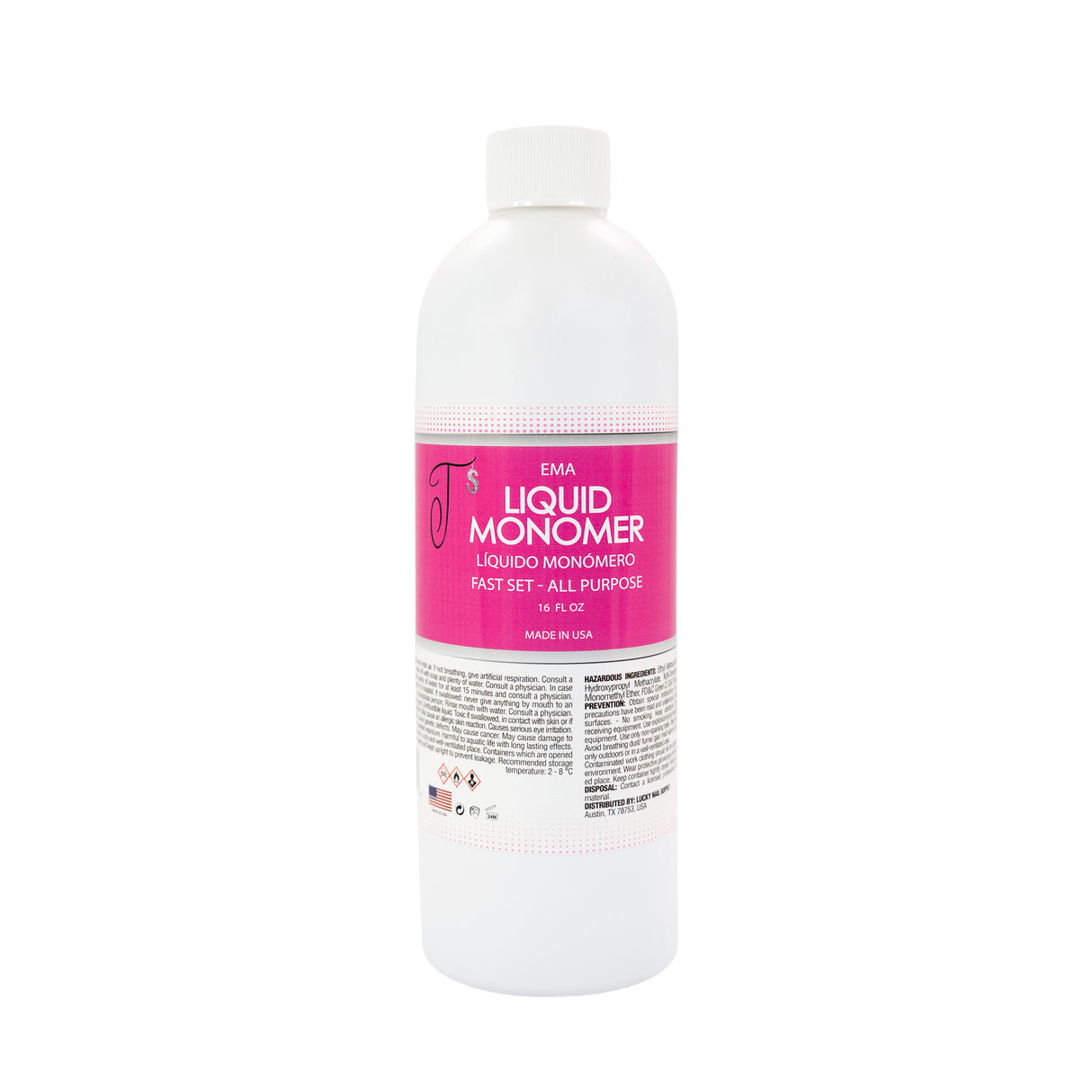 JACKIE SIGNATURE | EMA LIQUID MONOMER - FAST DRY (16oz)