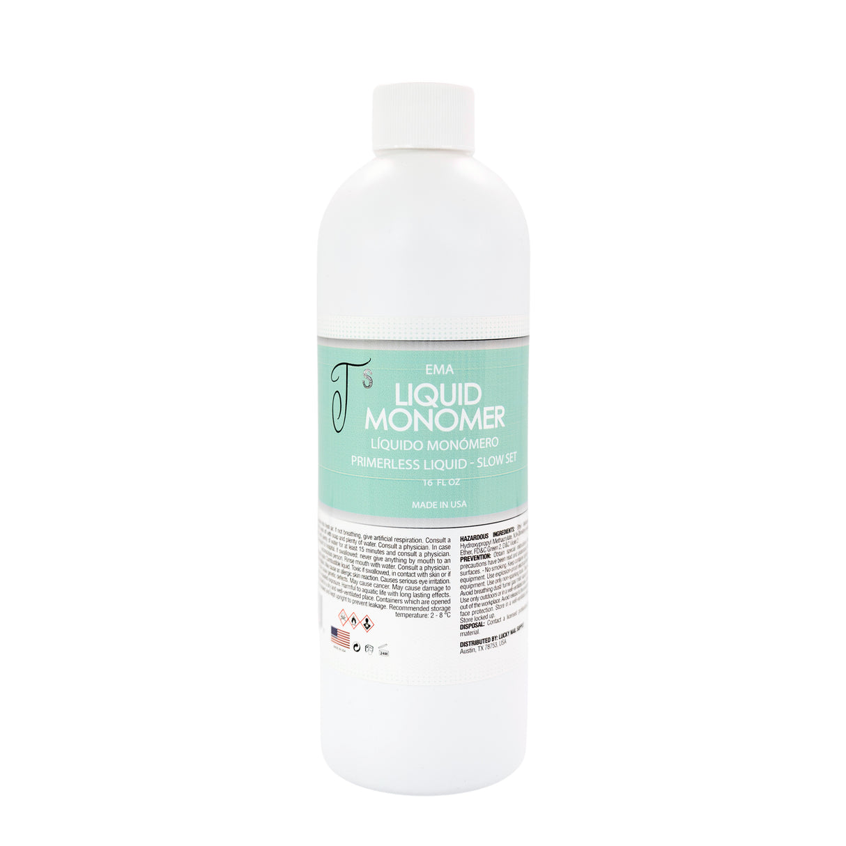 JACKIE SIGNATURE | EMA LIQUID MONOMER - SLOW DRY (16oz)