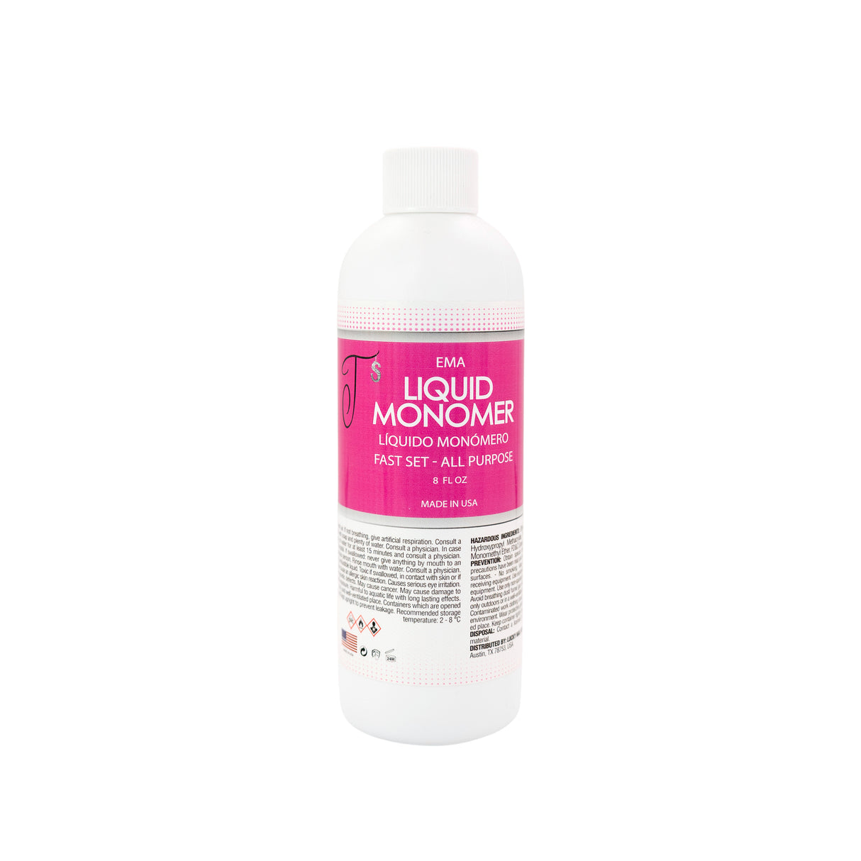 JACKIE SIGNATURE | EMA LIQUID MONOMER - FAST DRY (8oz)