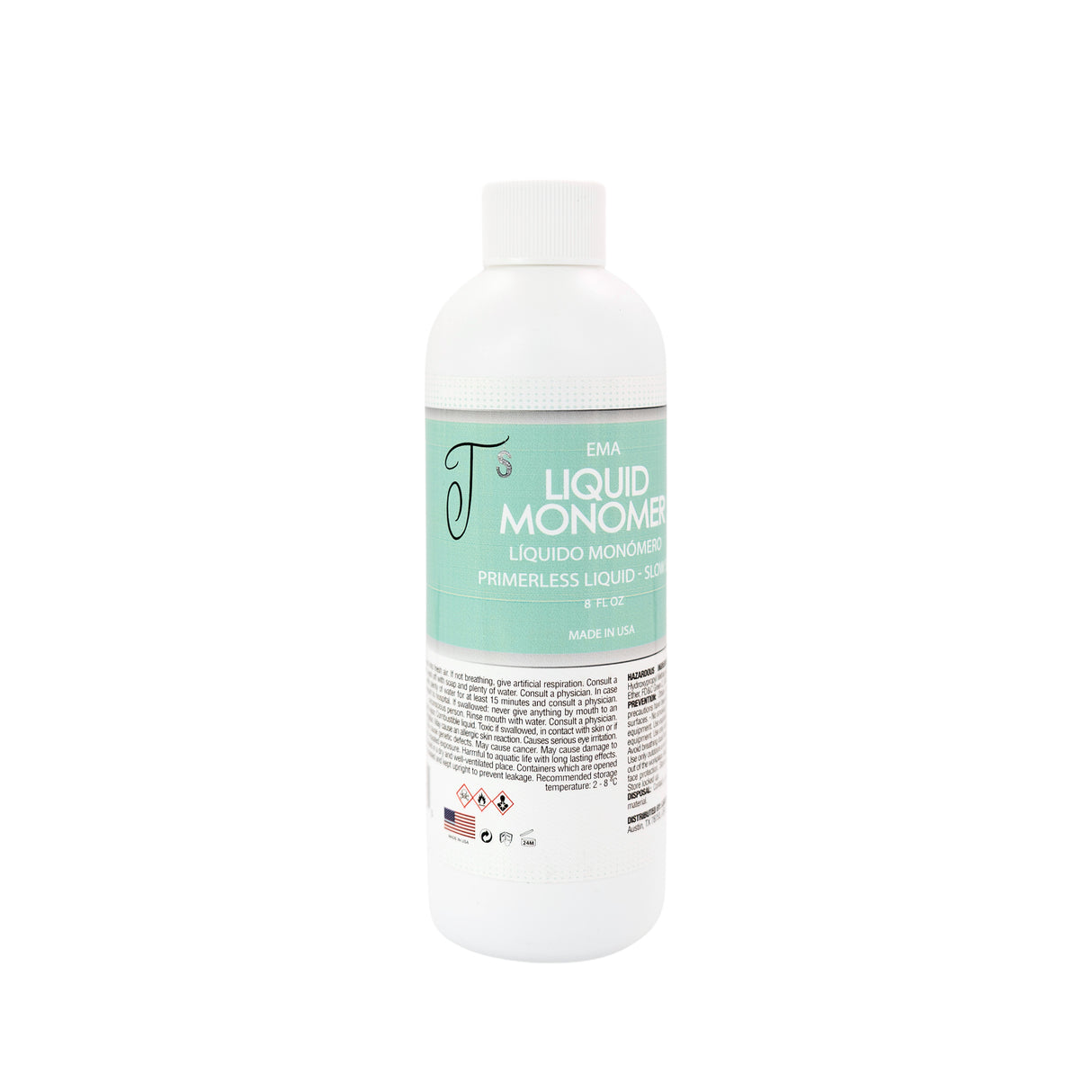 JACKIE SIGNATURE | EMA LIQUID MONOMER - SLOW DRY (8oz)