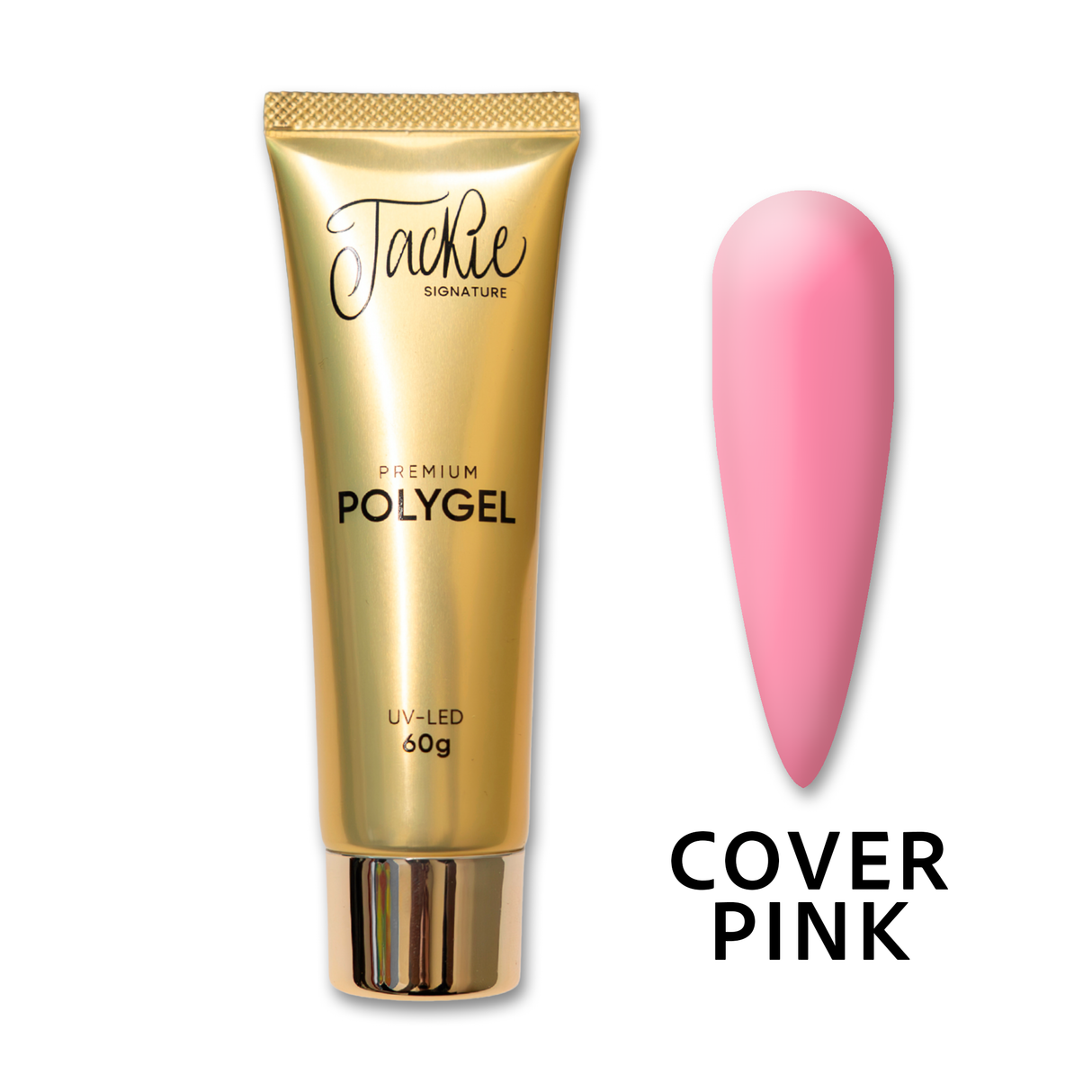 Jackie Signature Premium Poly Gel – Strength Meets Flexibility - Cover Pink