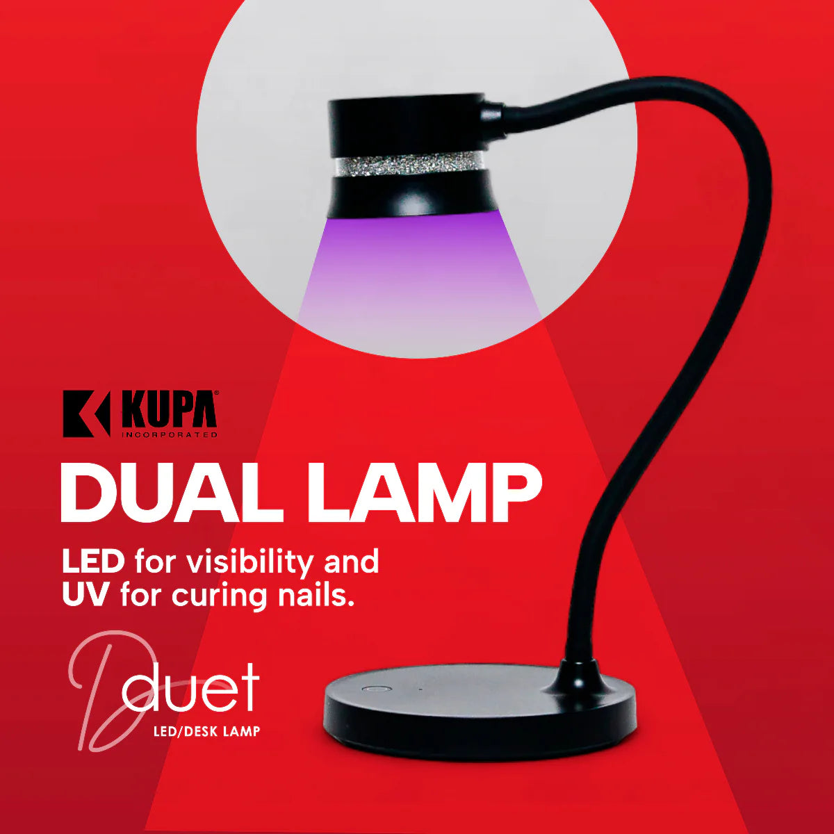 KUPA | DUET DESK LAMP - BLACK