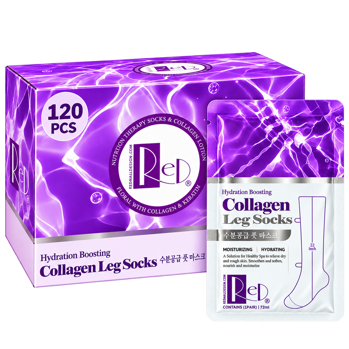 RED | LEG COLLAGEN SOCK