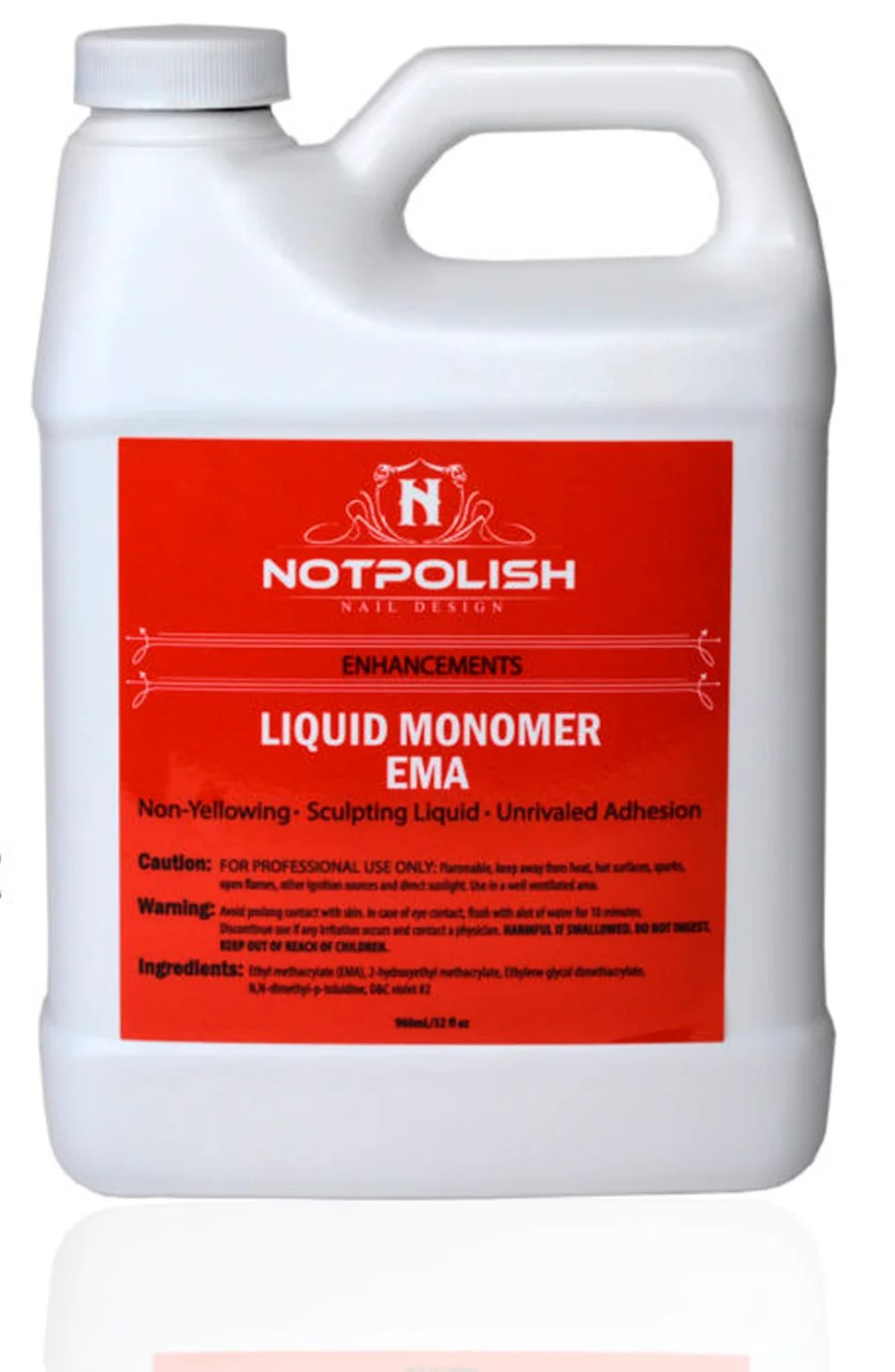 NOT POLISH | LIQUID MONOMER EMA - 1 GALLON (128 OZ)