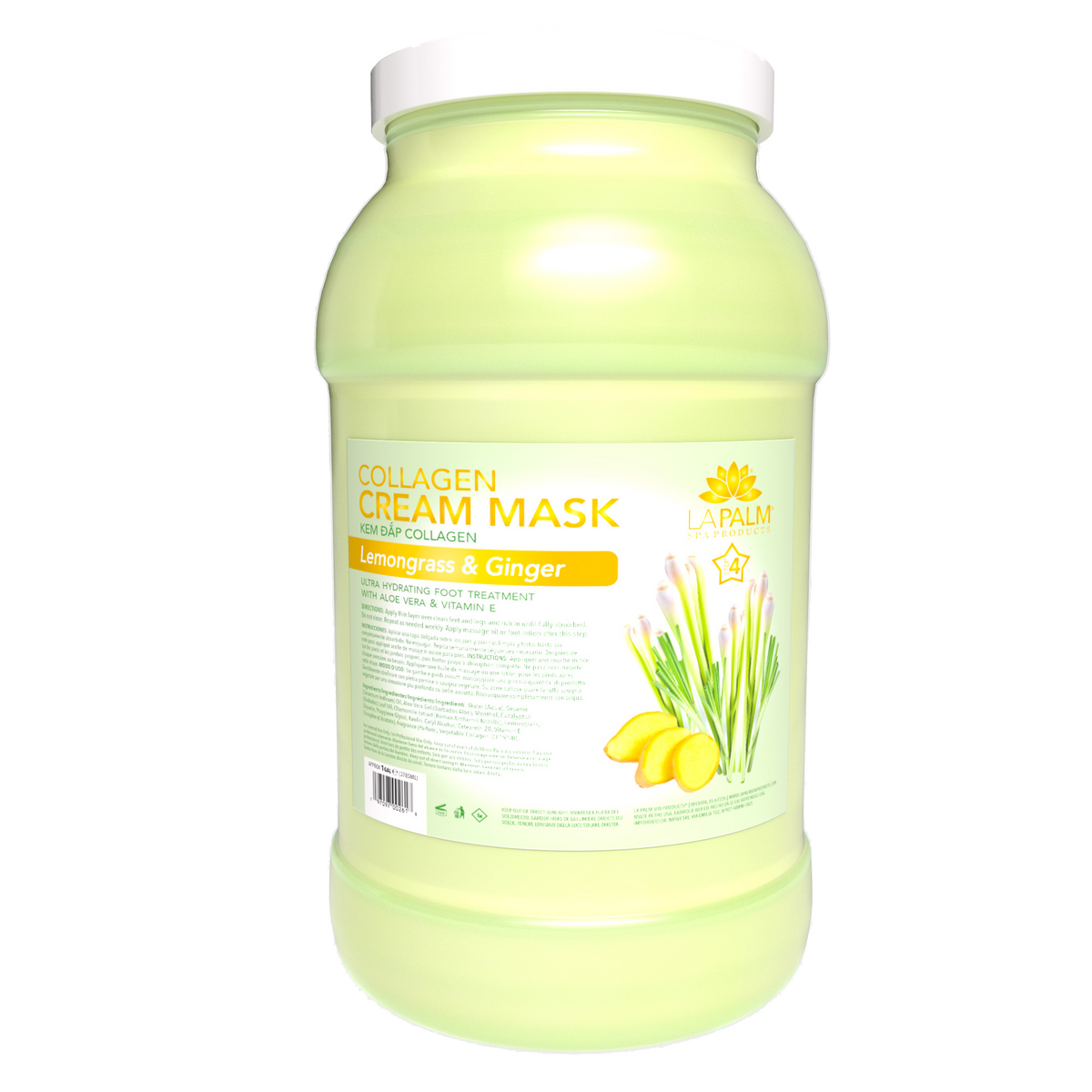 LAPALM | CREAM MASK | LEMONGRASS & GINGER (1GAL)