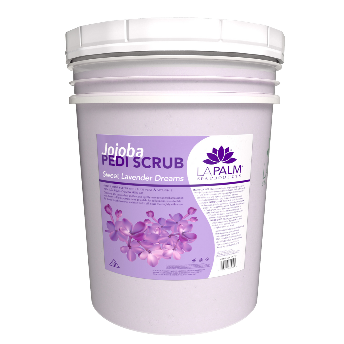 LAPALM | JOJOBA PEDI SCRUB | LAVENDER (5GAL)