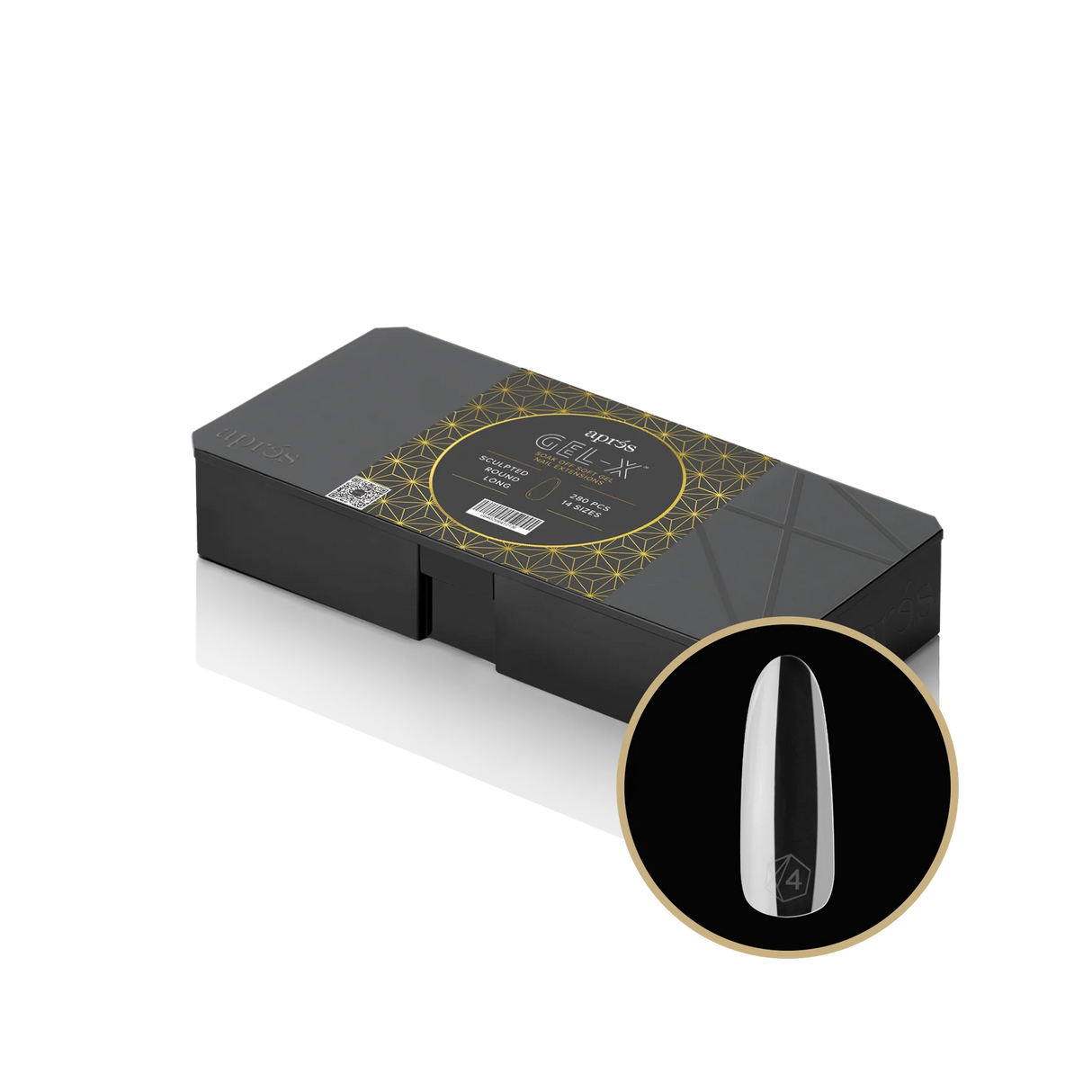 APRES - GEL X SCULPTED ROUND TIPS - 600 PCS