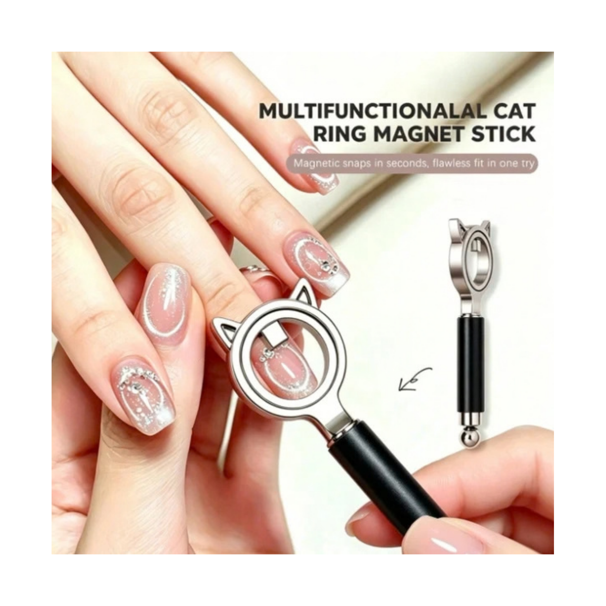 MAGNET CATEYE | CAT EAR Dual-End | 3 in 1