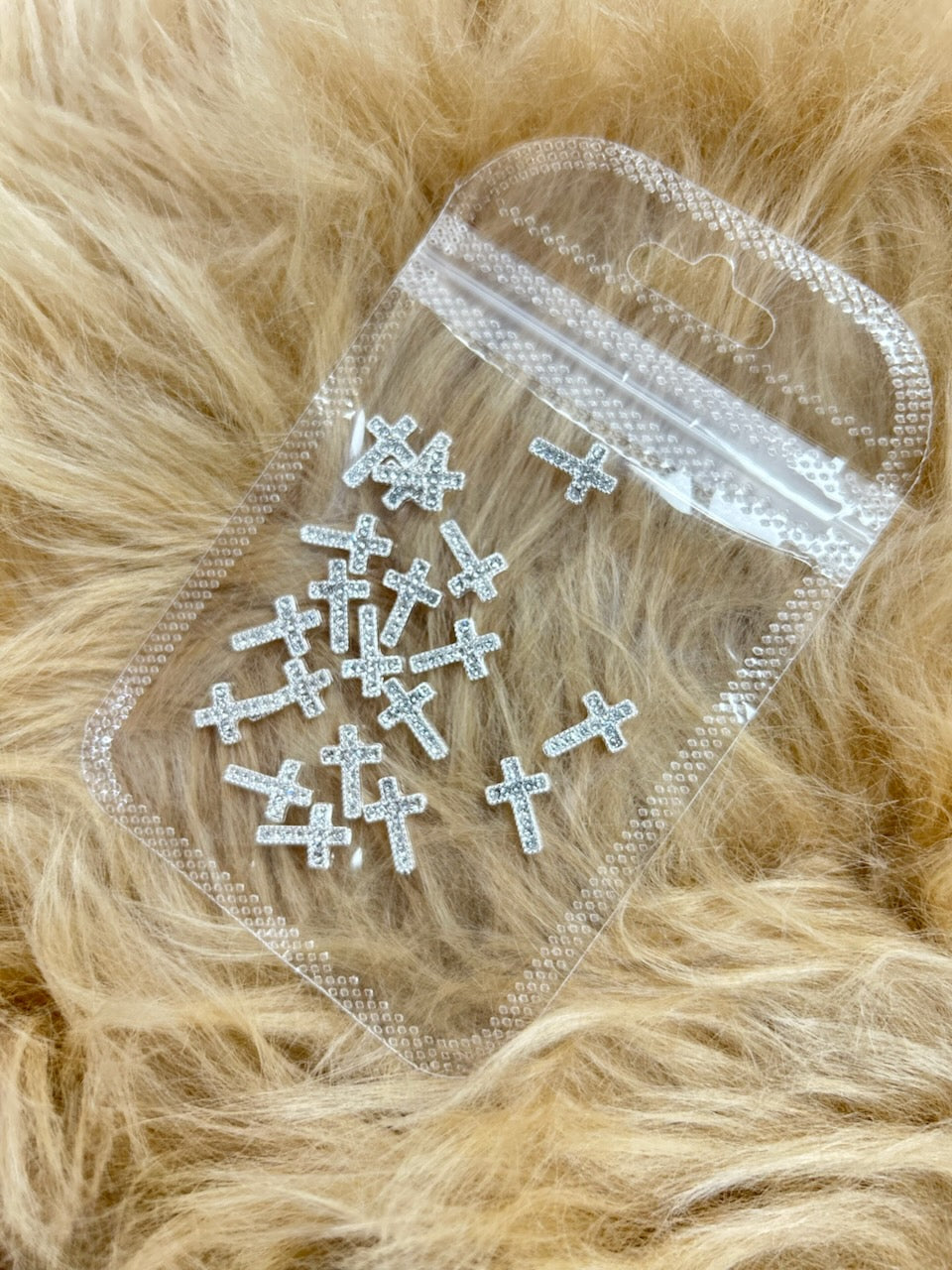 CROSS CHARM SILVER - BAG OF 20