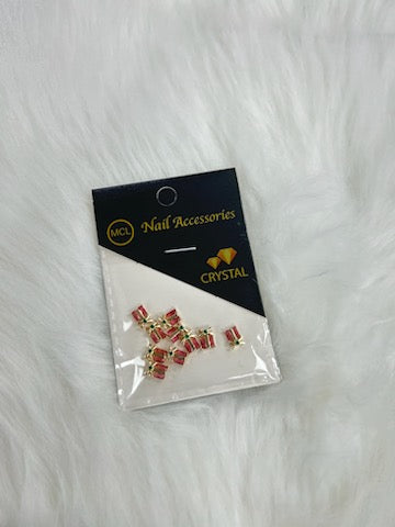 GOLD CHRISTMAST NAIL CHARM | GIFT 01