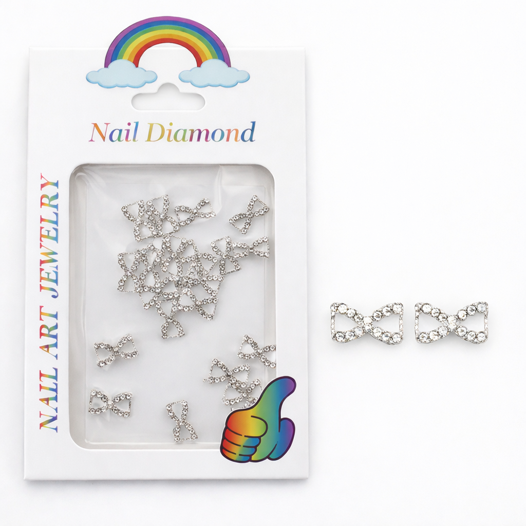 NAIL CHARM | RHINESTONE BOW