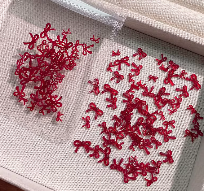 NAIL CHARM | TINY KNOT BOW